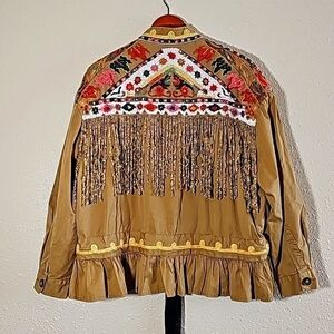 Zara Embroidery Festival Jacket